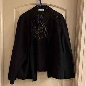 Jennifer Women Open Lace Cardigan